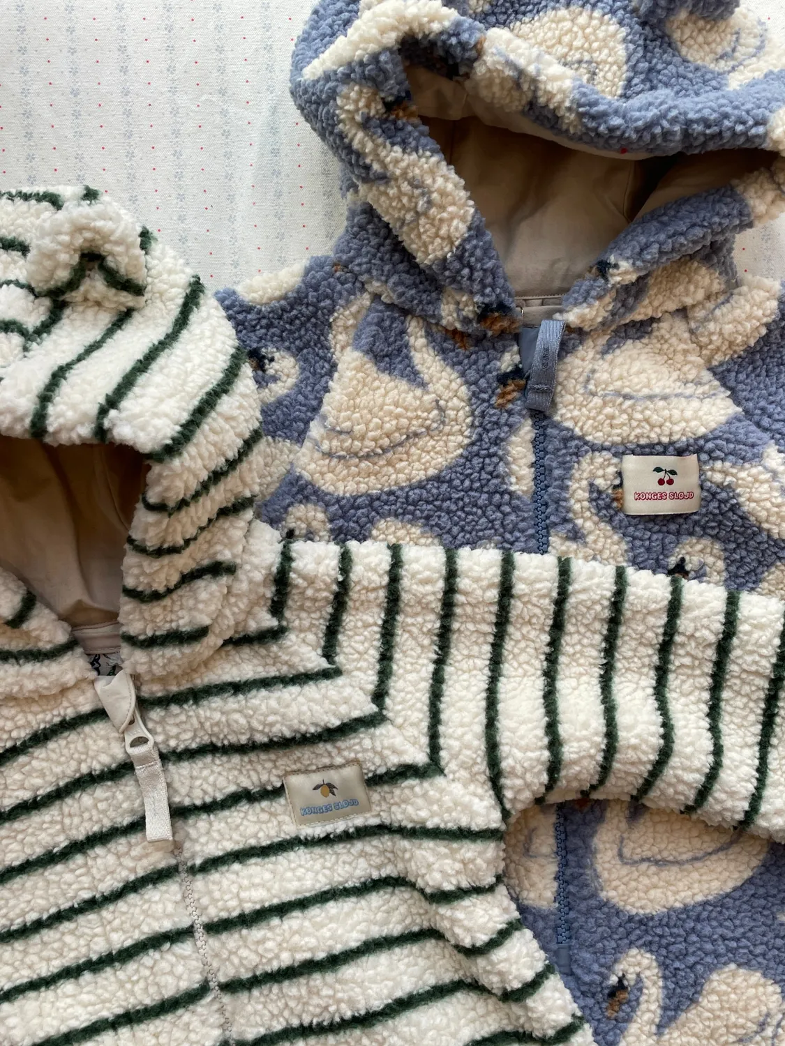 Konges Sløjd Jody Babypak Erba Stripe teddyfleece