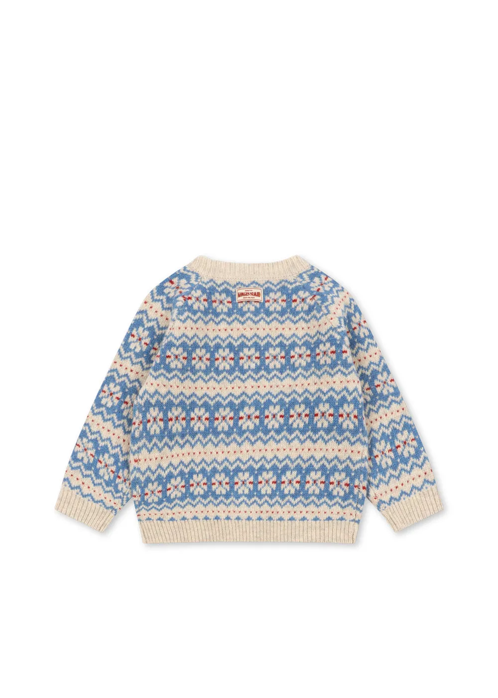 Konges Sløjd Billi cardigan blue multi wolmix