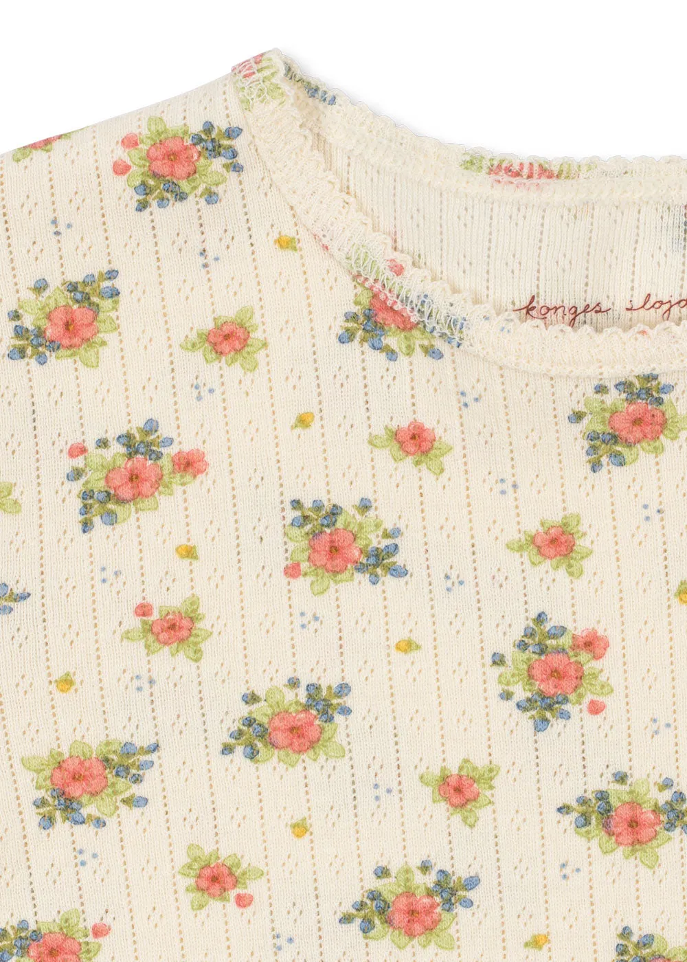 Konges Sløjd Minnie blouse rosetto biokatoen pointelle