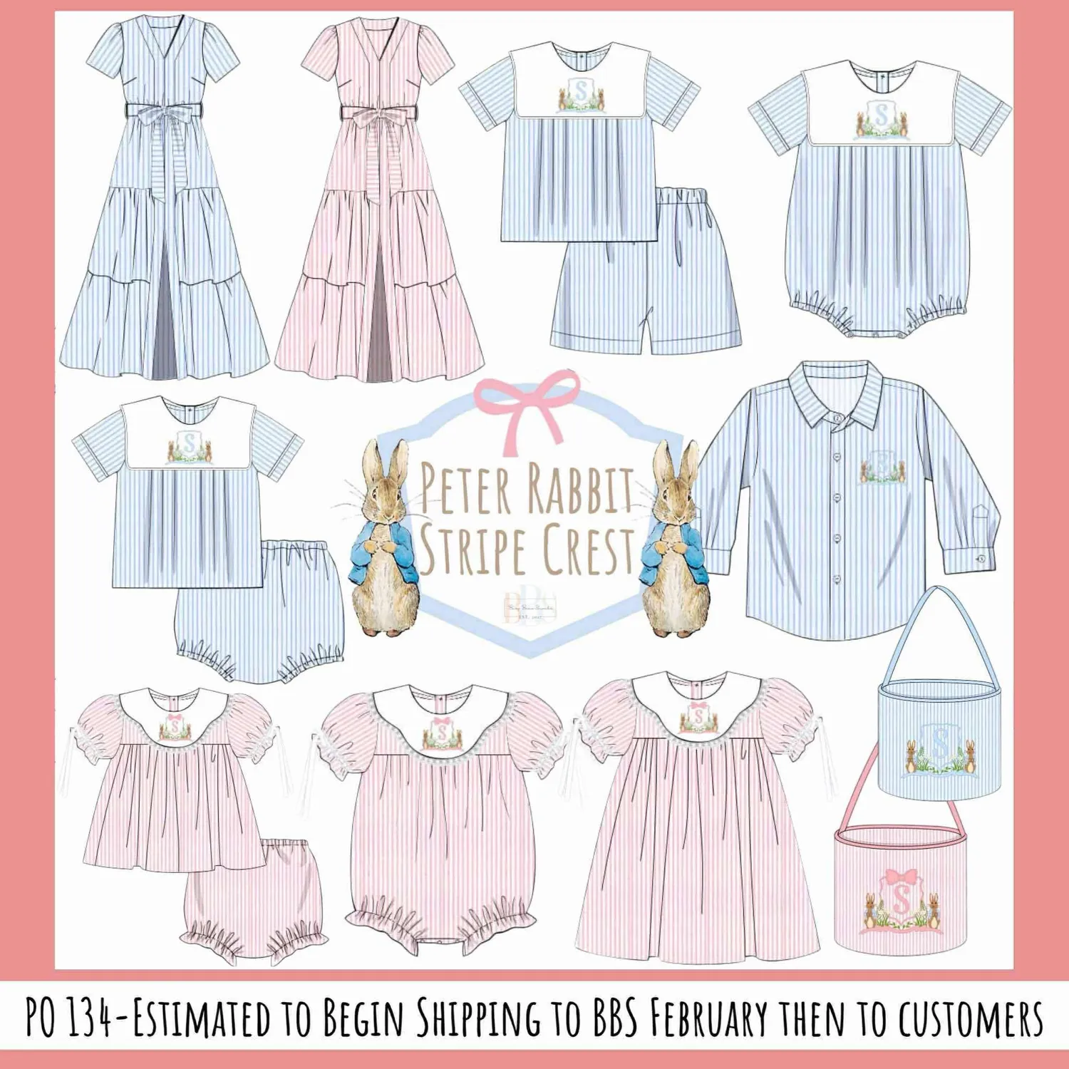 Busy Bee Smocks Bunny Crest overhemd geweven 8 jaar