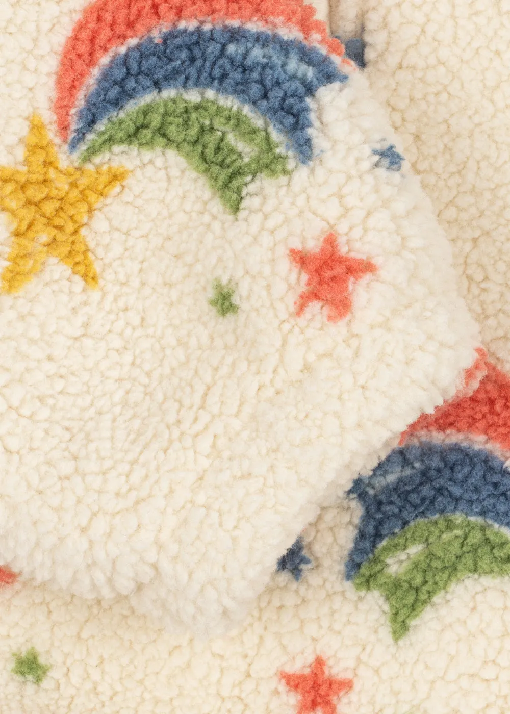 Konges Sløjd Jody teddyjas rainbow star fleece