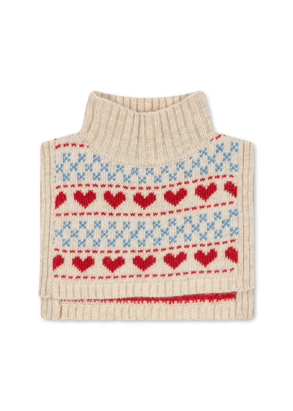 Konges Sløjd Belou Nekwarmer Heart Wolmix