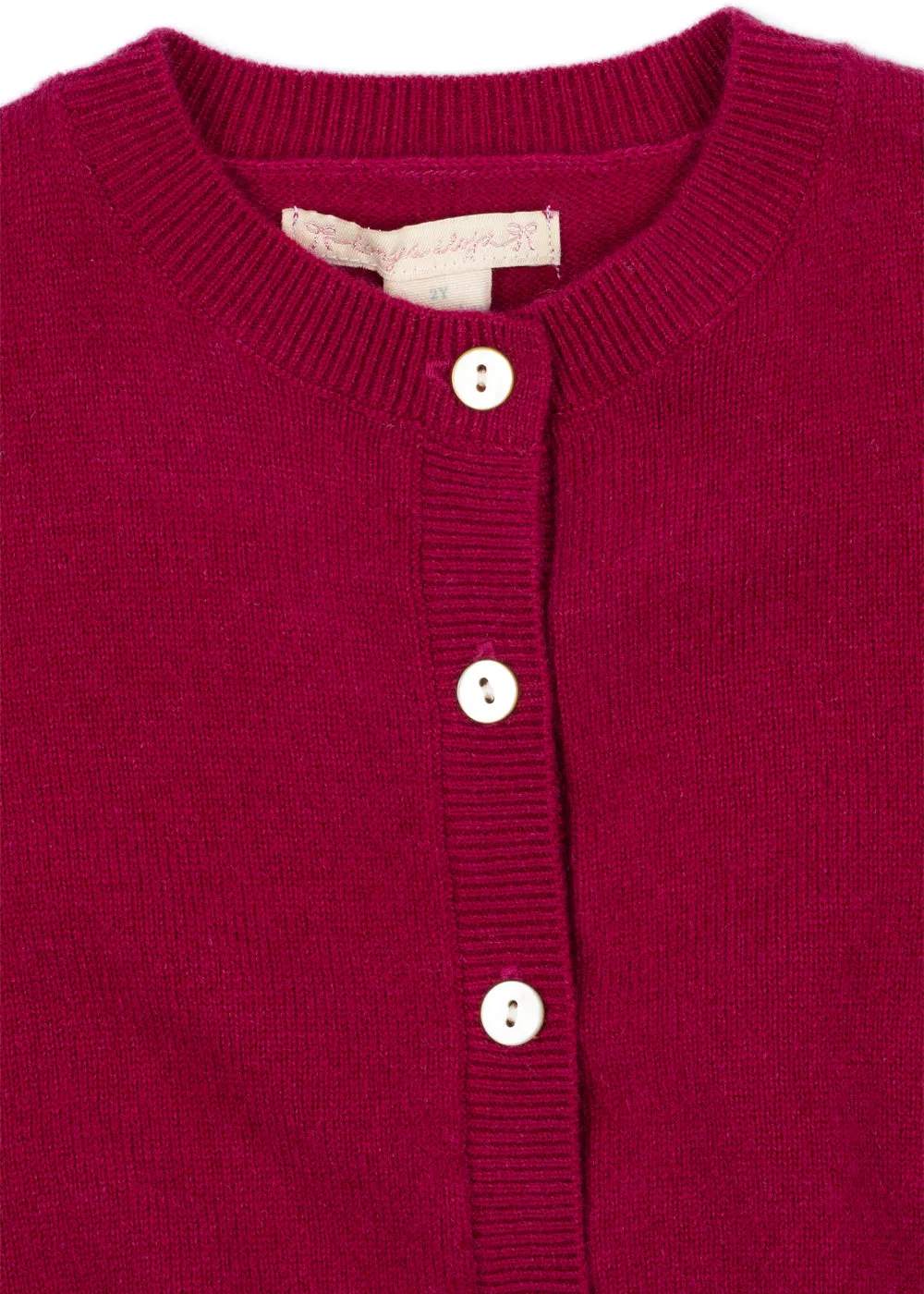 Konges Sløjd Dio cashmere vest plumeria 100% kasjmier