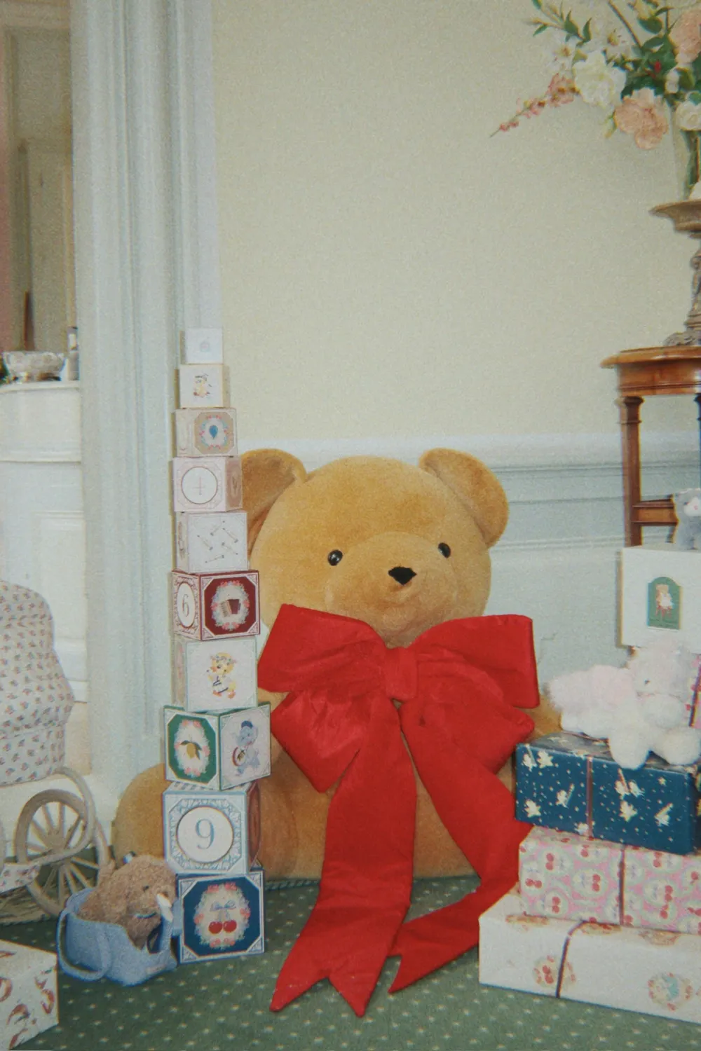 Konges Sløjd Teddy eenhoorn multi 30 cm knuffel
