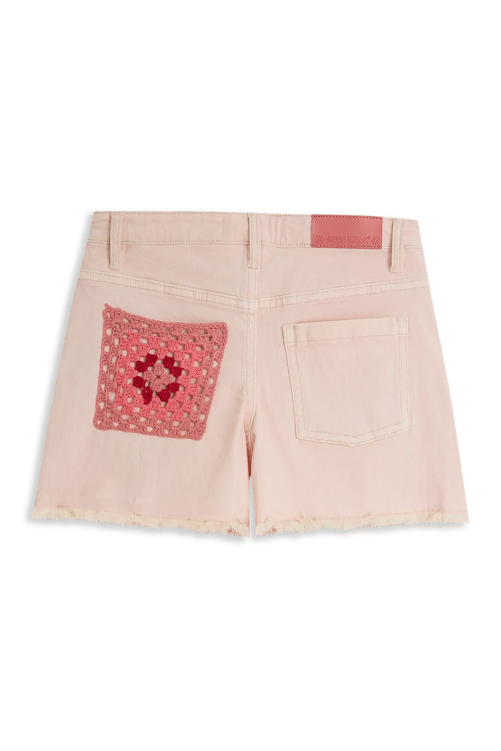 4PRESIDENT Nata Pink denim short roze katoen