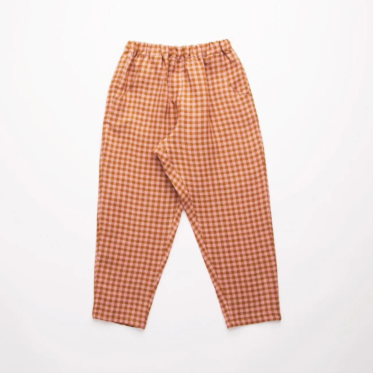 The Mompany Jumping Jack Broek Rose linnen ruit