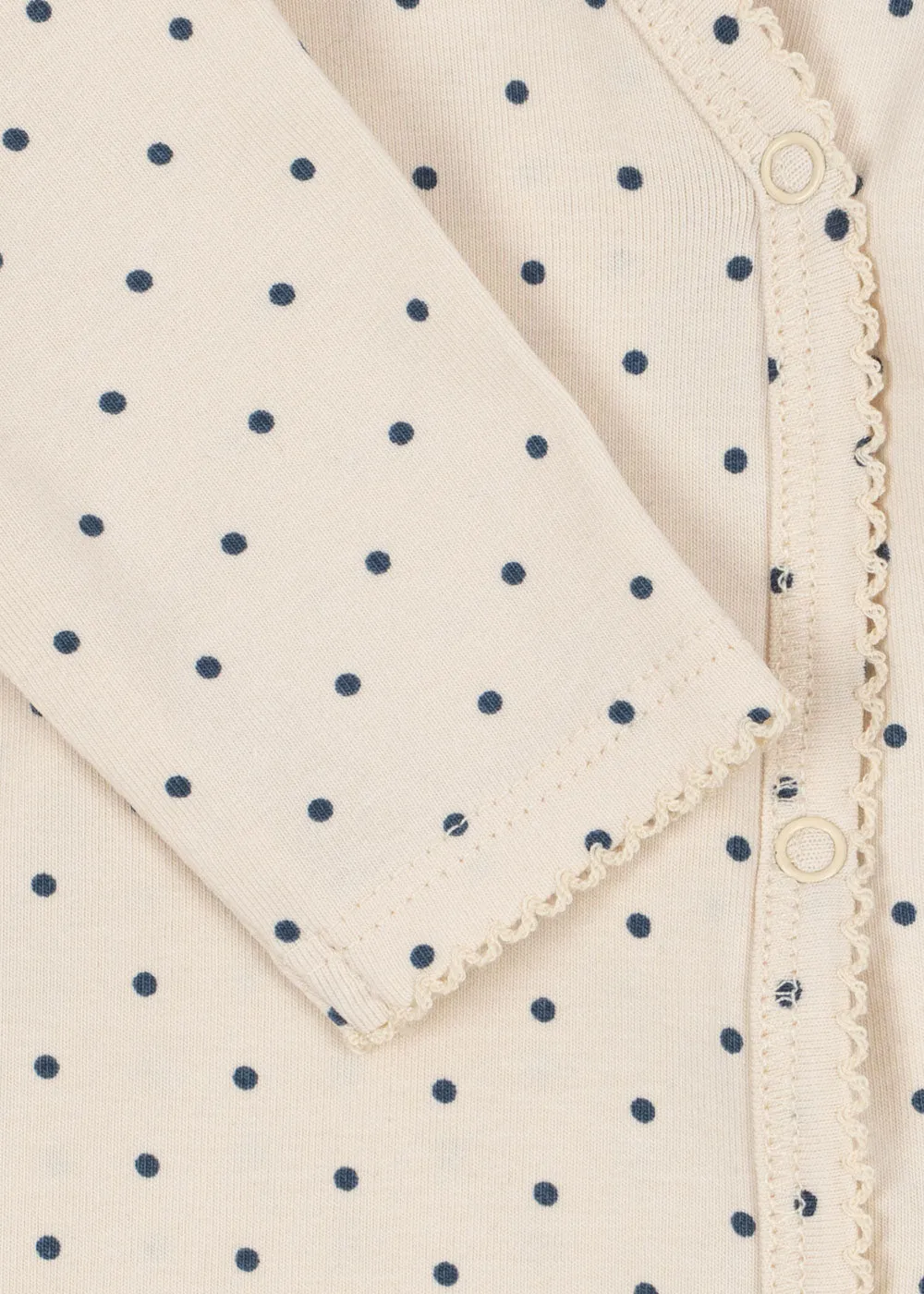 Konges Sløjd Basic romper blue dot biokatoen newborn