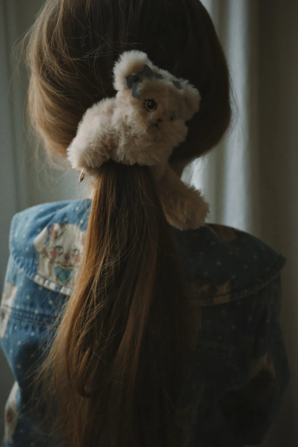 Konges Sløjd Kitty scrunchie pluche haarelastiek