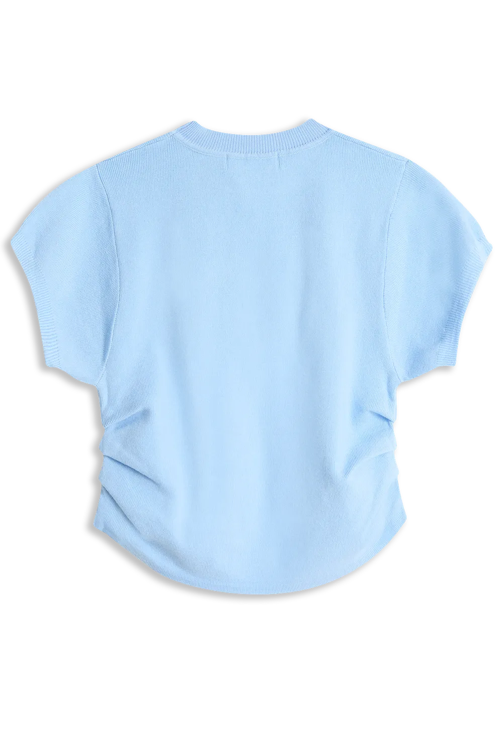4President Rosie T-shirt meisjes lichtblauw brede kraag