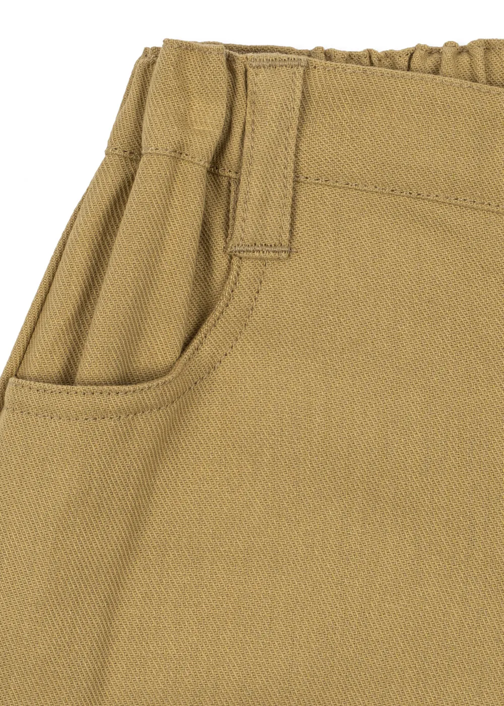 Konges Sløjd Frankie Broek khaki bio katoen keper