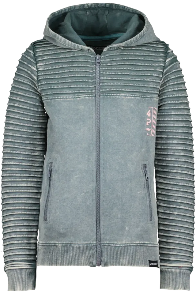 4President Maarten Unexplored hoodie jongens rits