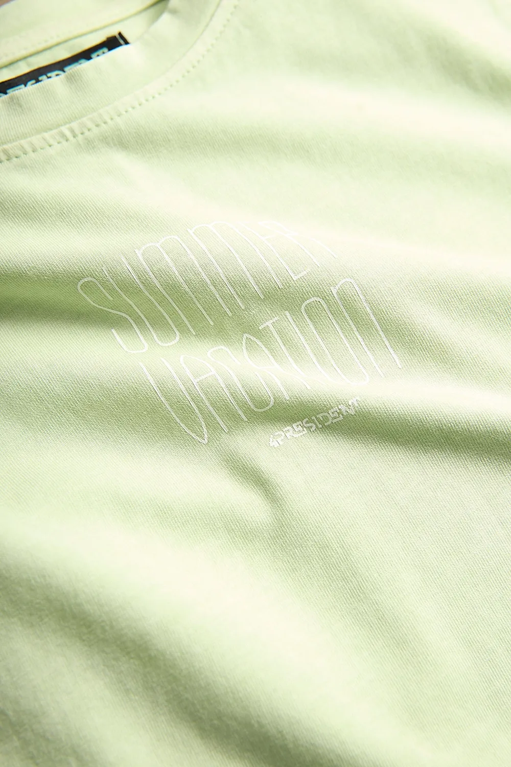 4PRESIDENT Ryan Pastel Green T-shirt rugprint