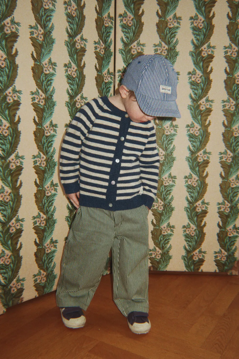 Konges Sløjd Billi vest Blue Stripe wolmix