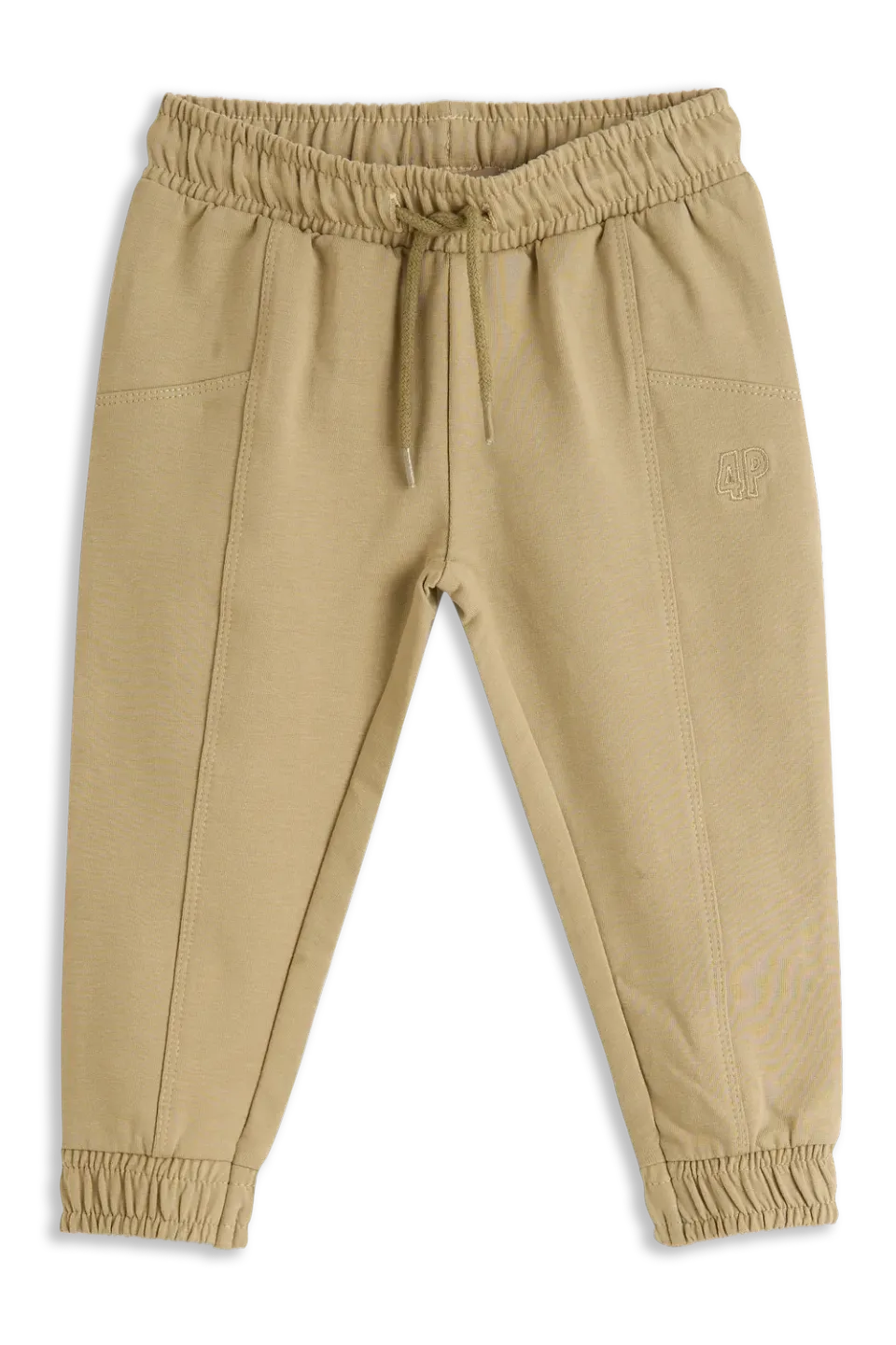 4PRESIDENT Dennis Twill joggingbroek bruin katoen