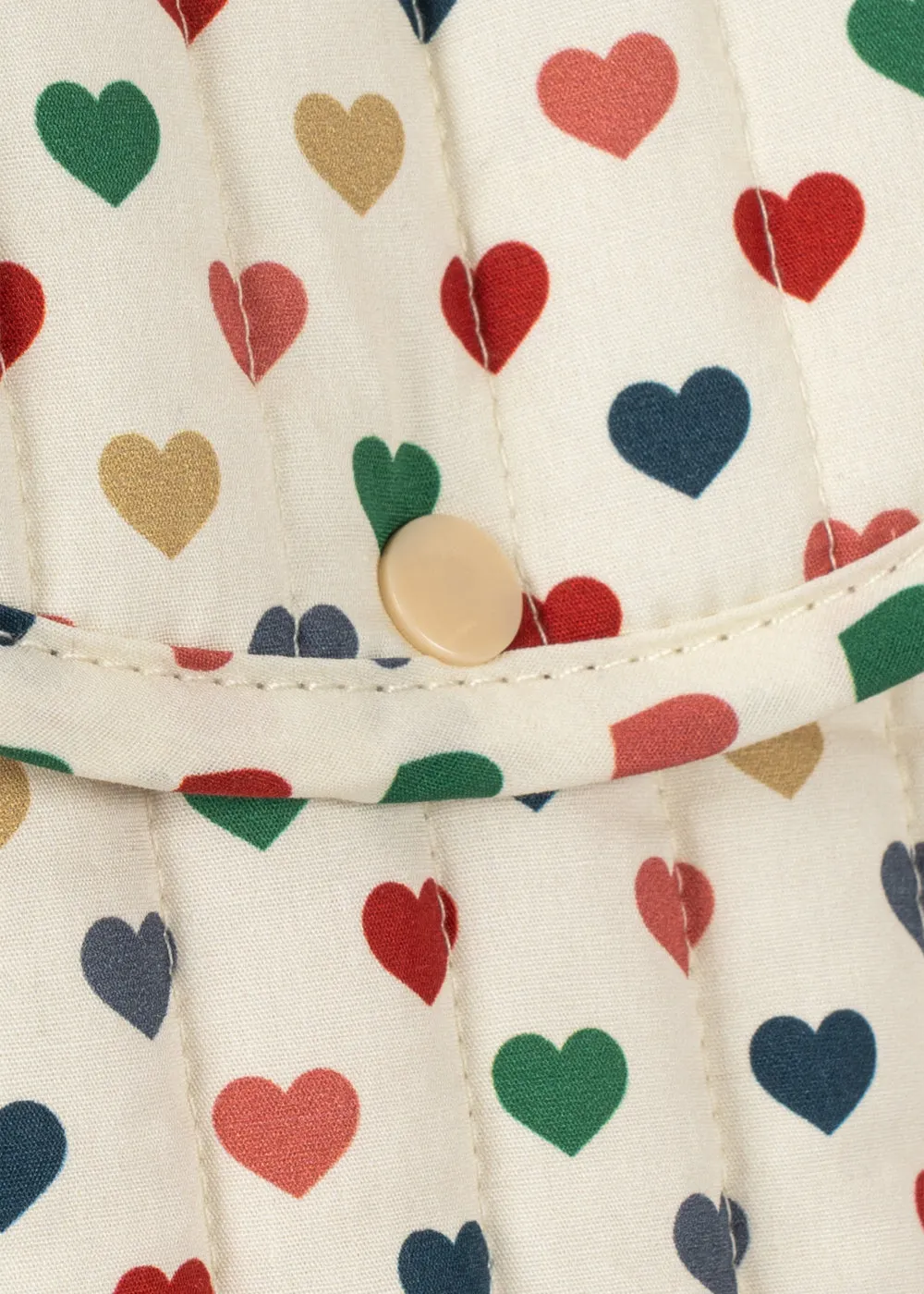 Konges Sløjd Trolley kindertrolley coeur coloré met hartjes