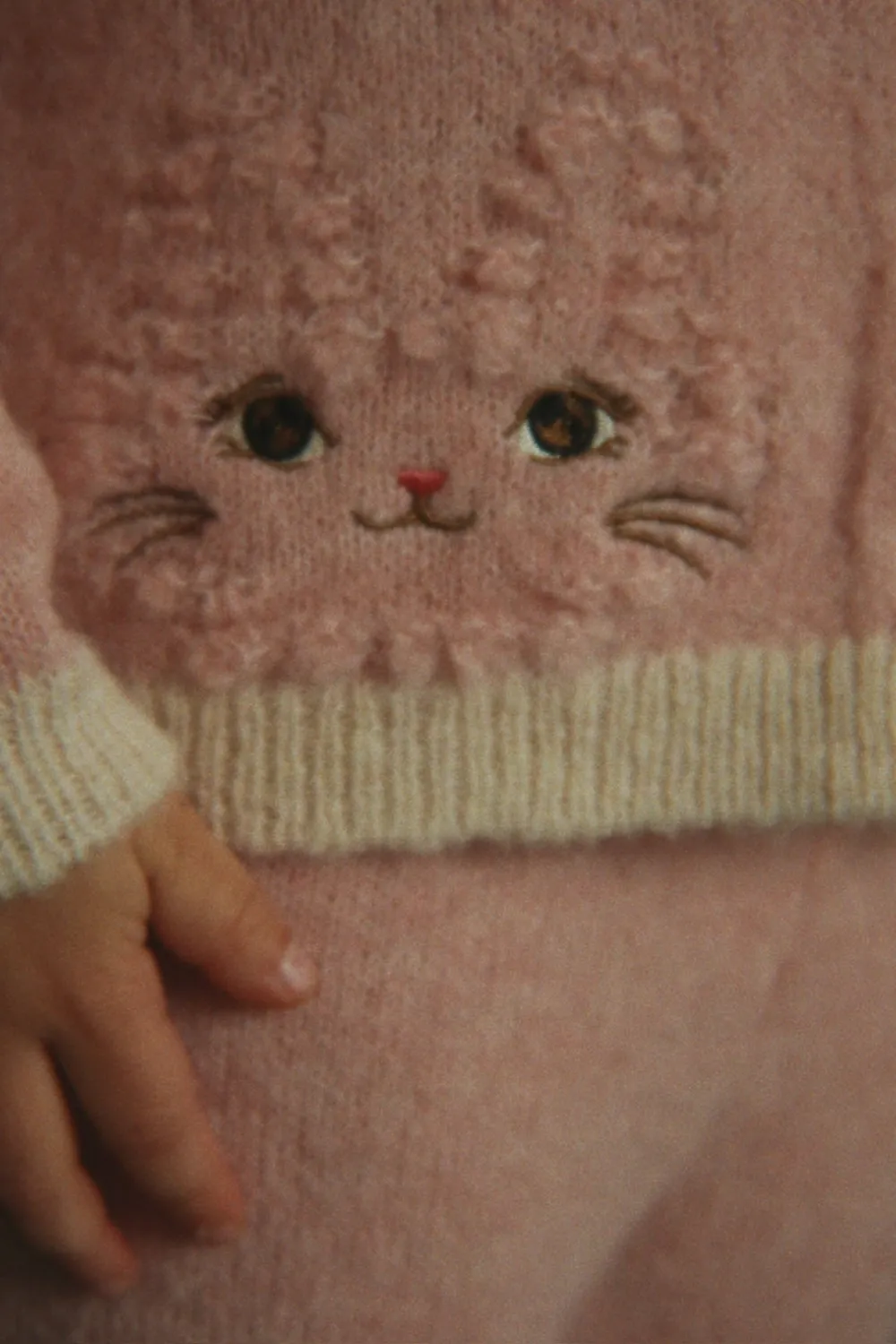 Konges Sløjd Kitty Cardigan Vest Silver Pink Alpaca