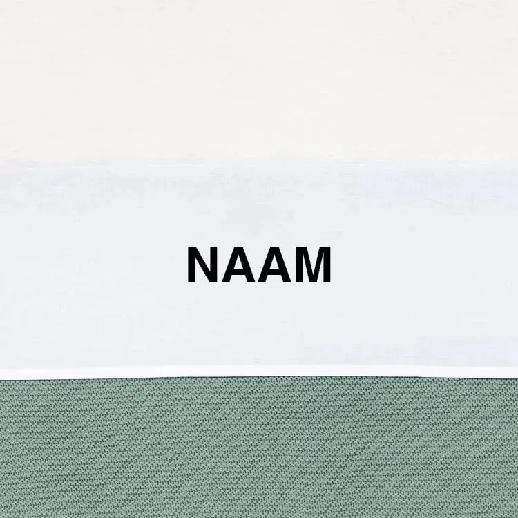 SODA FASHION wieglaken wit met naam zacht