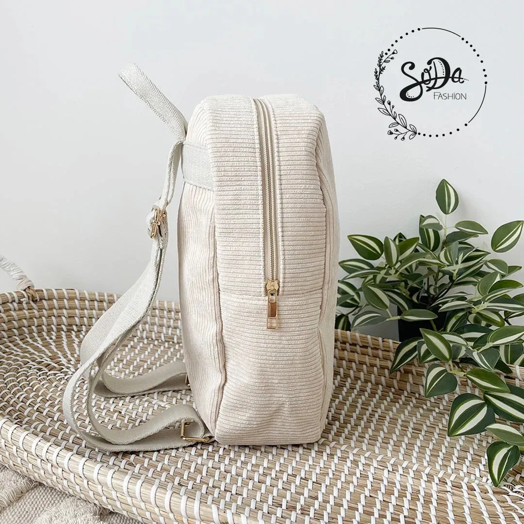 Soda Fashion Rib Beige rugtas beige