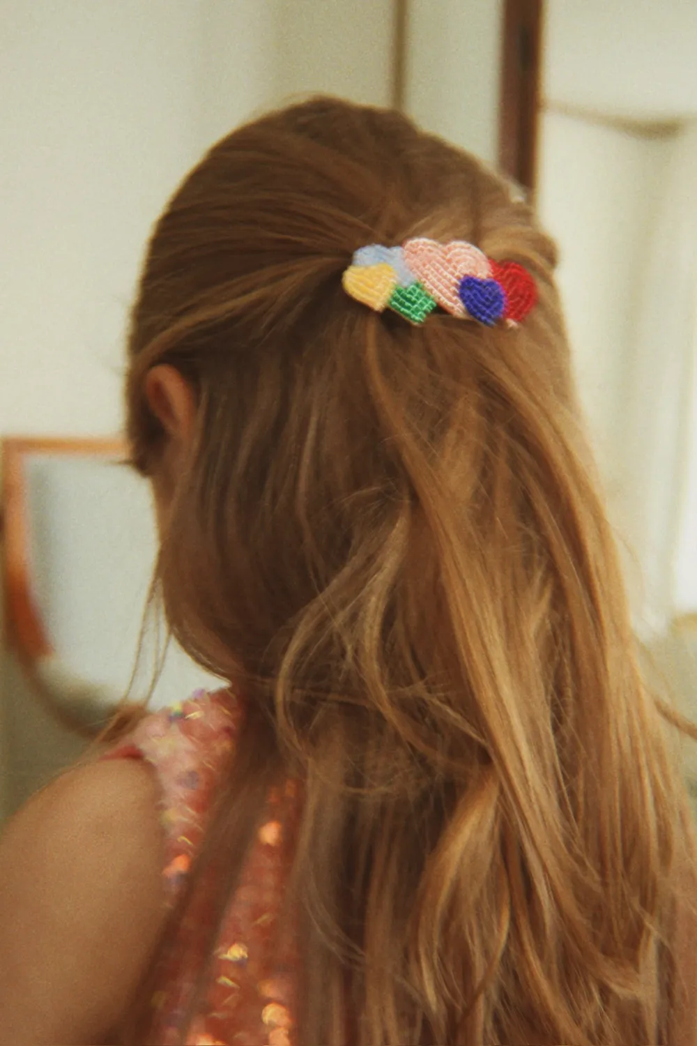Konges Sløjd Coeur Haarclip Coeur Coloré Glas