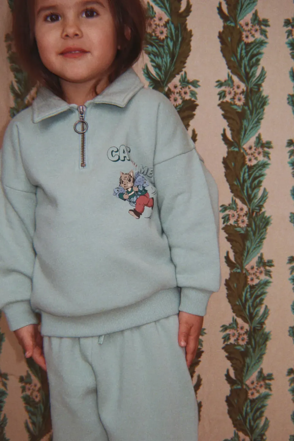 Konges Sløjd Lou Rib Sweatbroek granite green