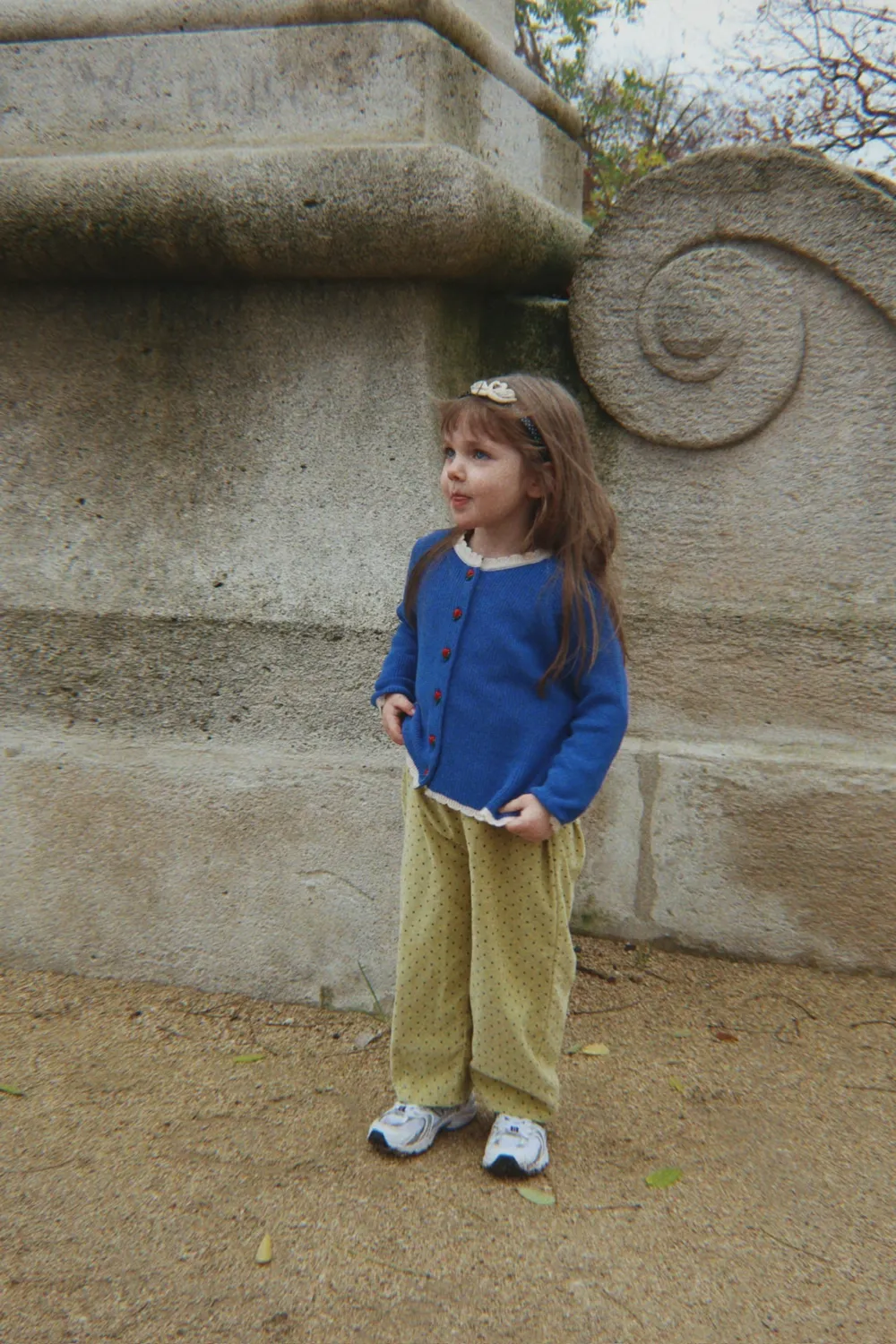 Konges Sløjd Lallo cardigan blauw katoen