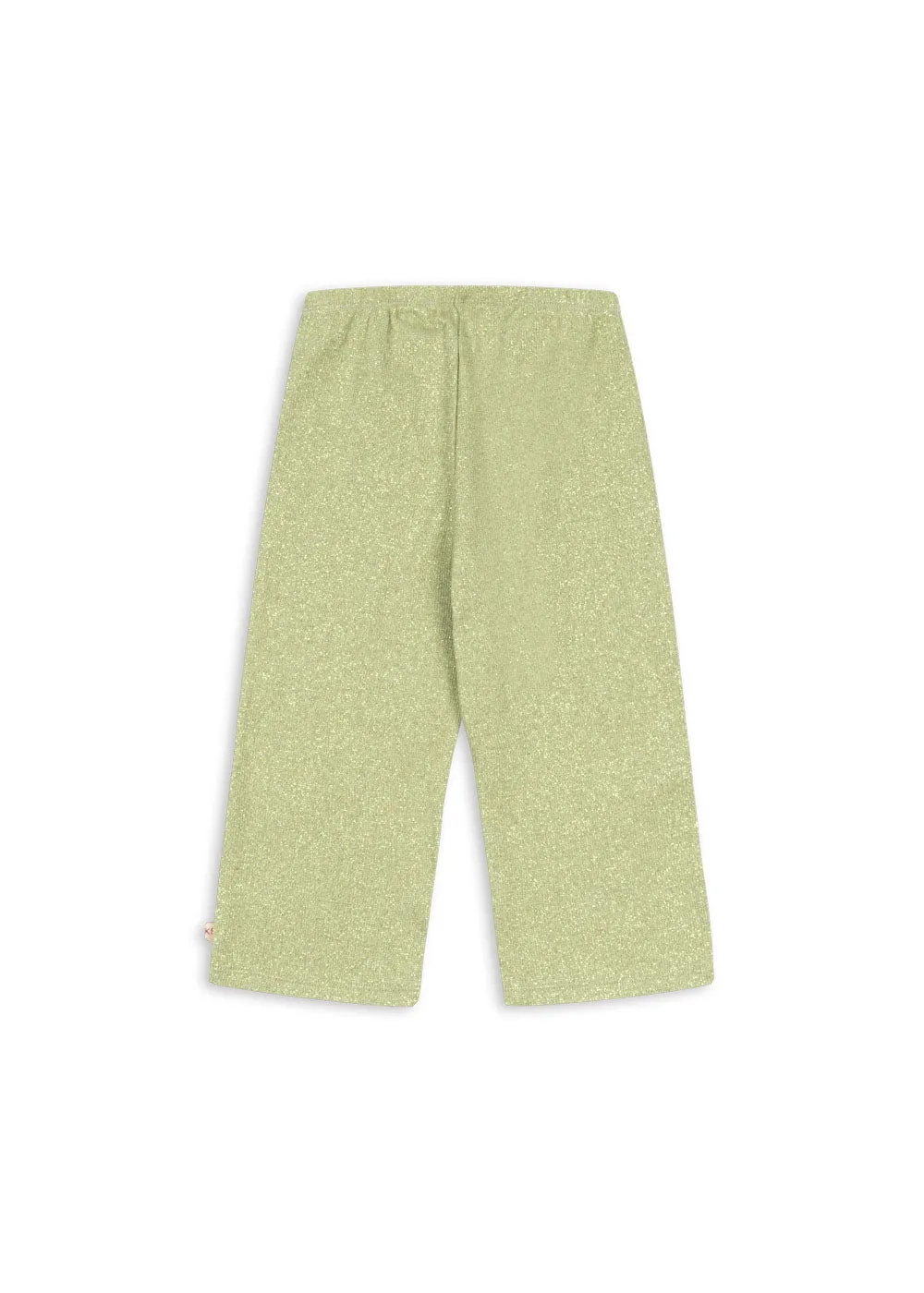Konges Sløjd Roli Flared broek leek green biokatoen