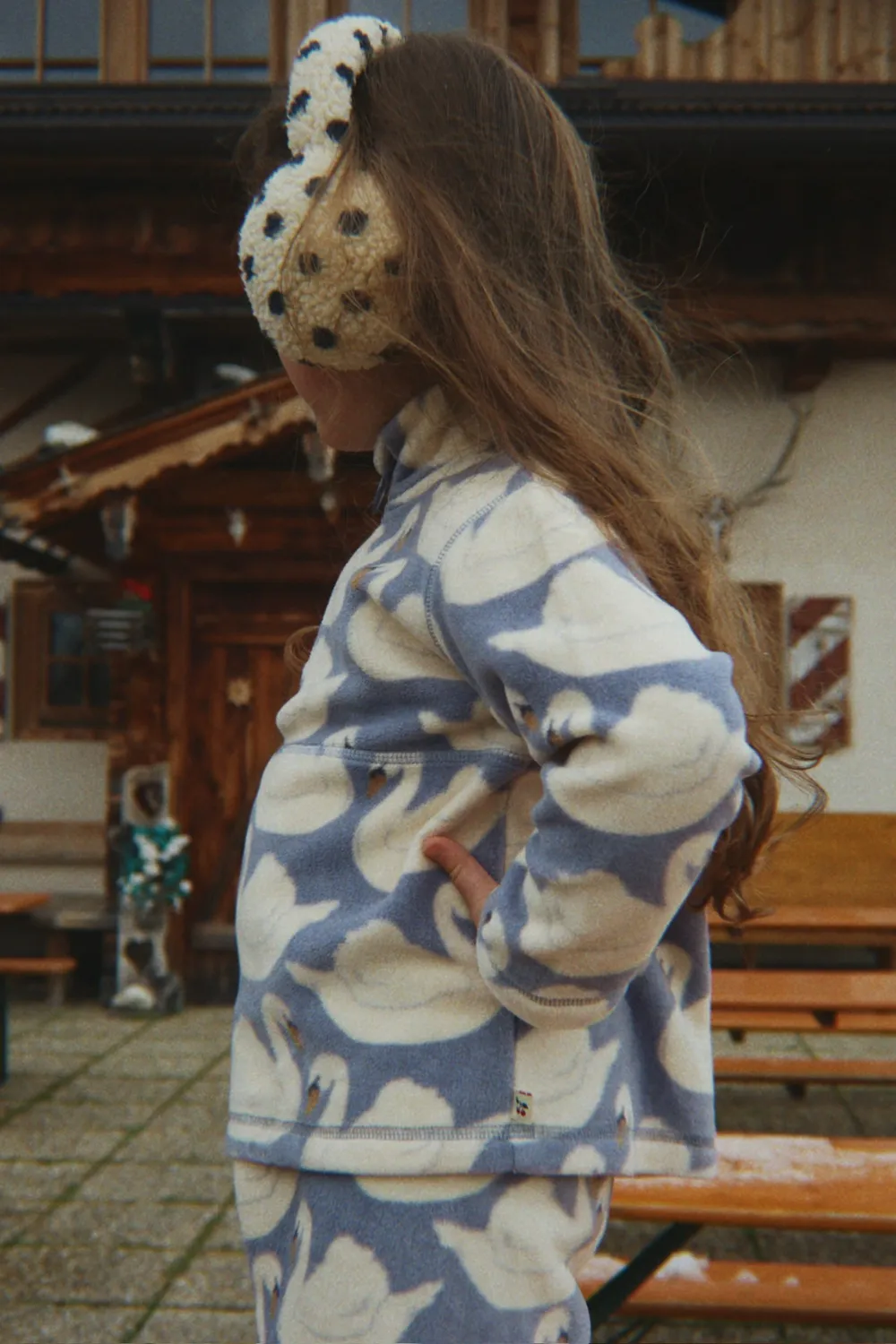 Konges Sløjd Tavi Fleece Sweater Swan Teddy Warm