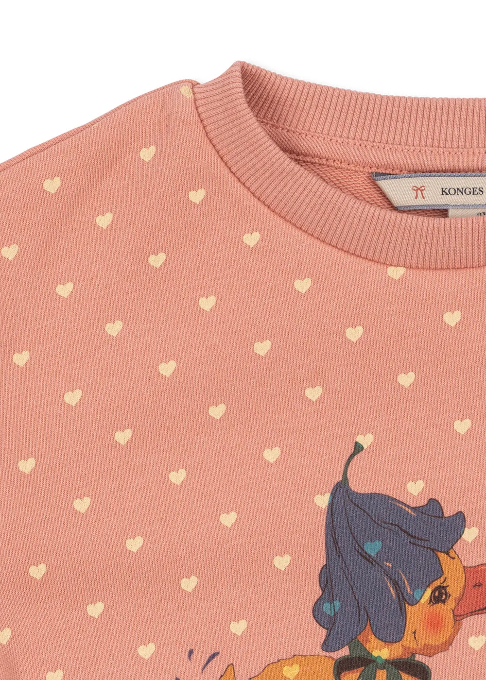 Konges Sløjd Spotty Sweater coeur feathers biokatoen