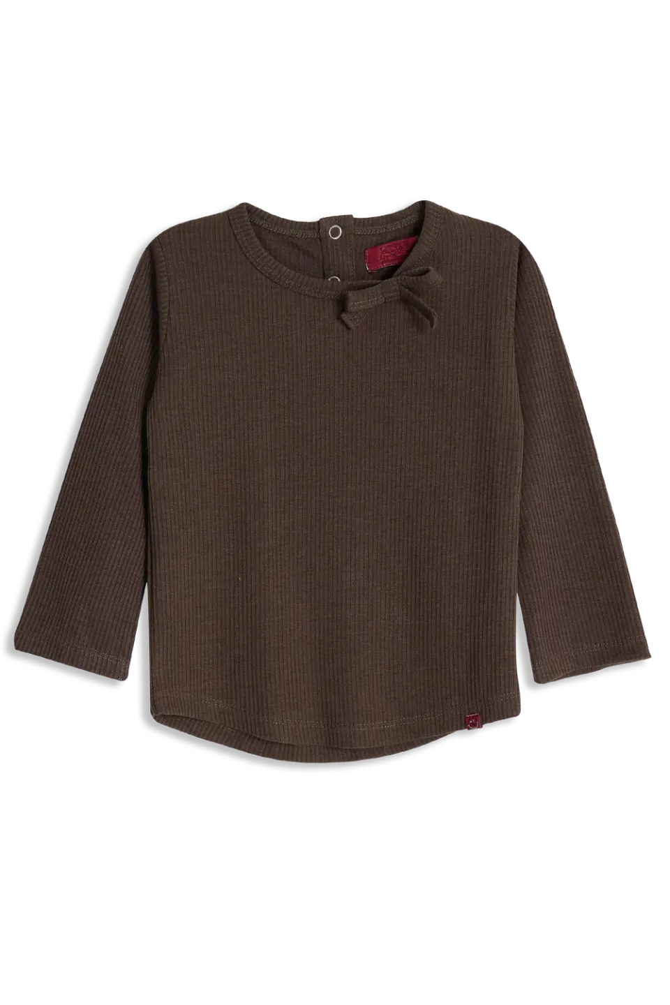 4PRESIDENT Kailani Brown longsleeve bruin katoen