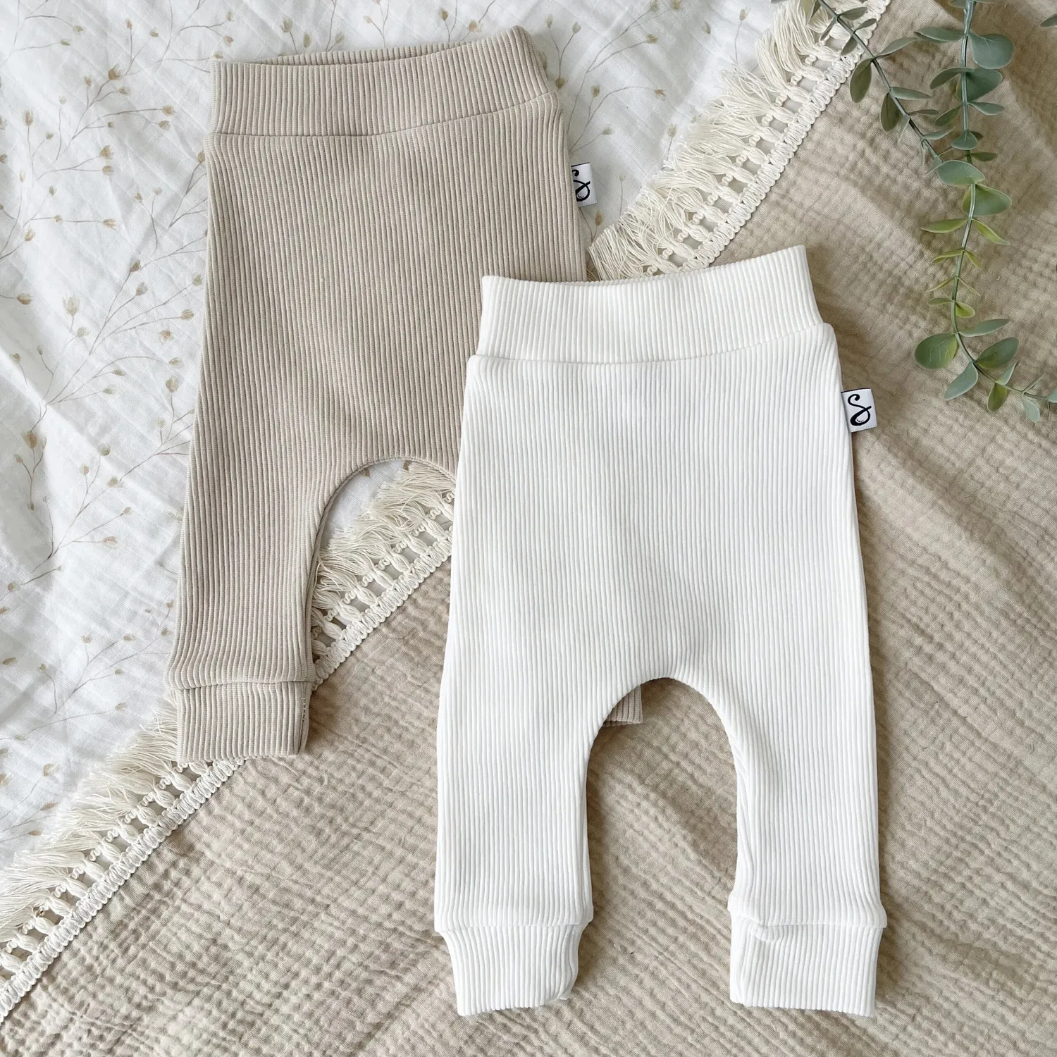 Soda Fashion Rib legging off white