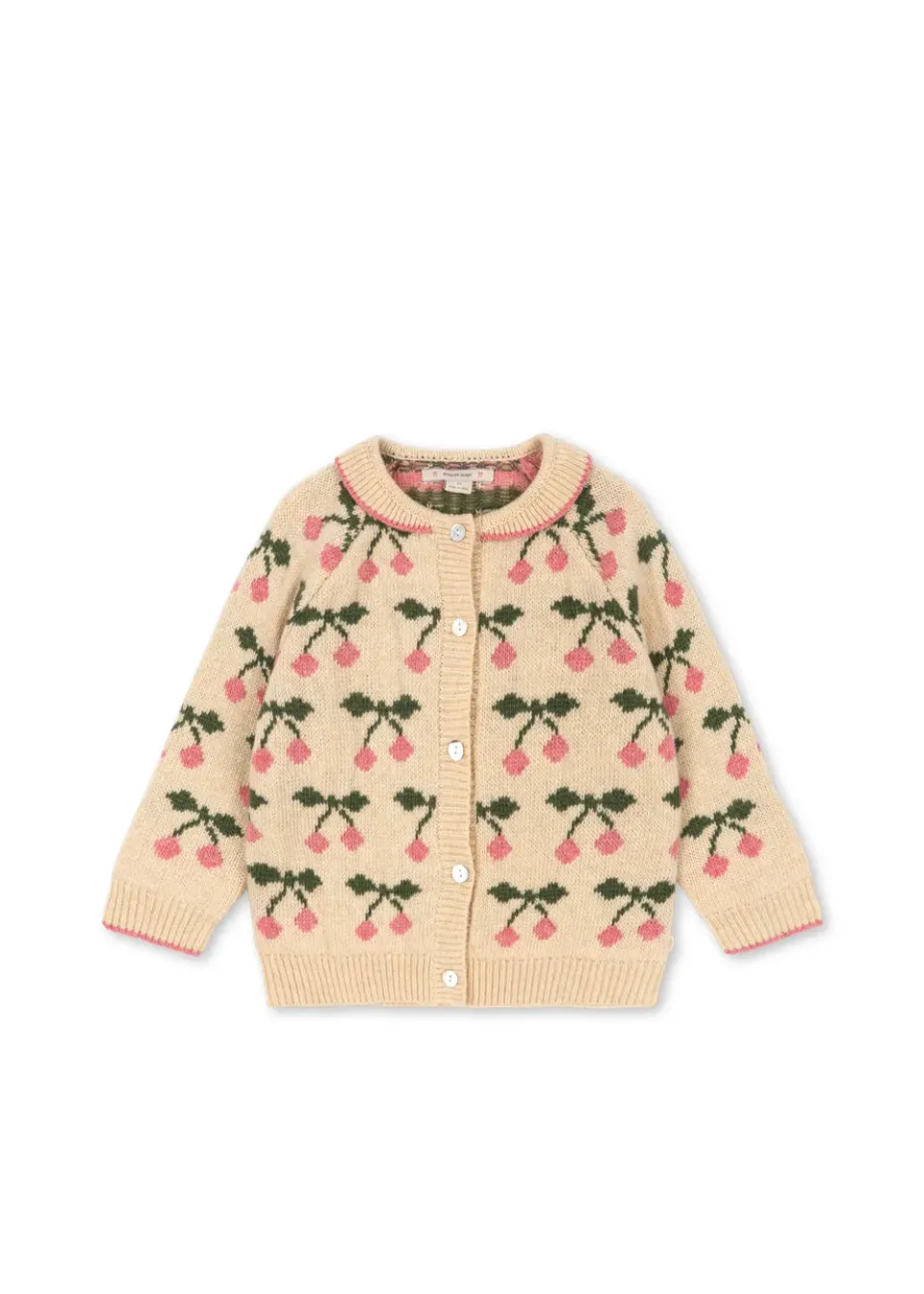 Konges Sløjd Belou Kraag Cardigan cherry wolmix