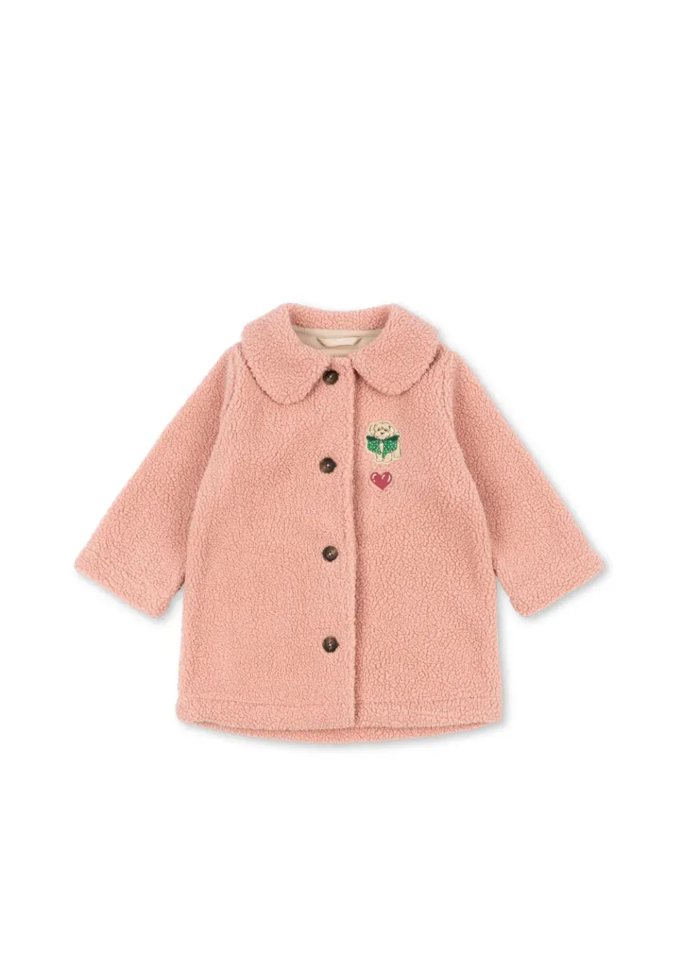 Konges Sløjd Jody fleece jas mellow rose zacht
