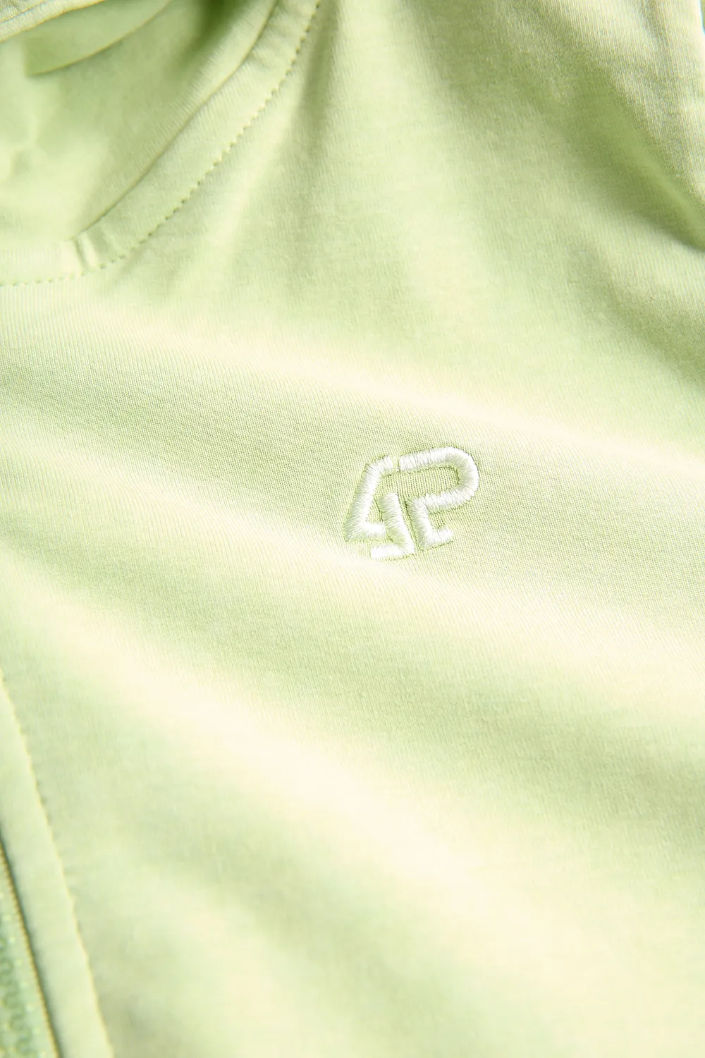 4President Richard short pastel green jongens katoen