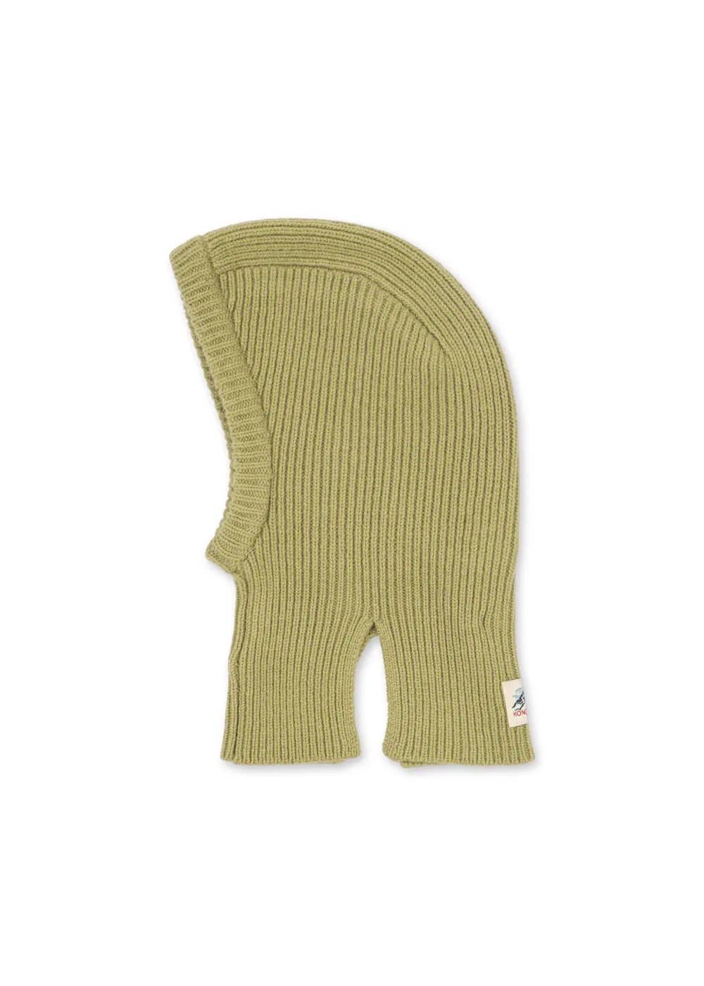 Konges Sløjd Basil bivakmuts pale olive green wol