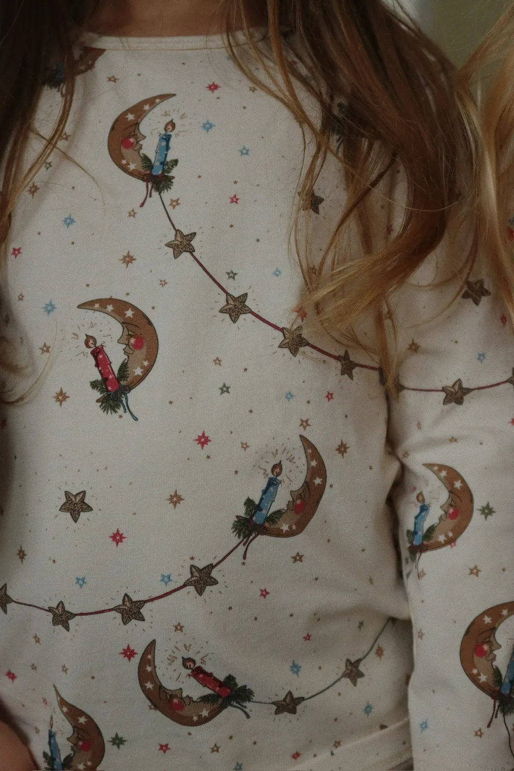 Konges Sløjd Basic Kerstpyjama set luna biokatoen