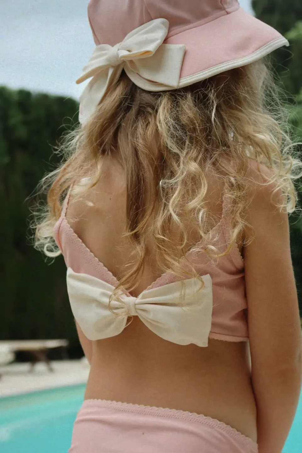 Konges Sløjd Kitty Bikini Powder Pink kattenprint