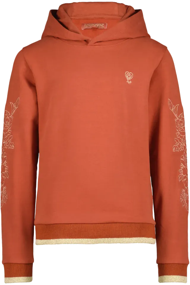 4President Irma sweater meisjes met capuchon koper