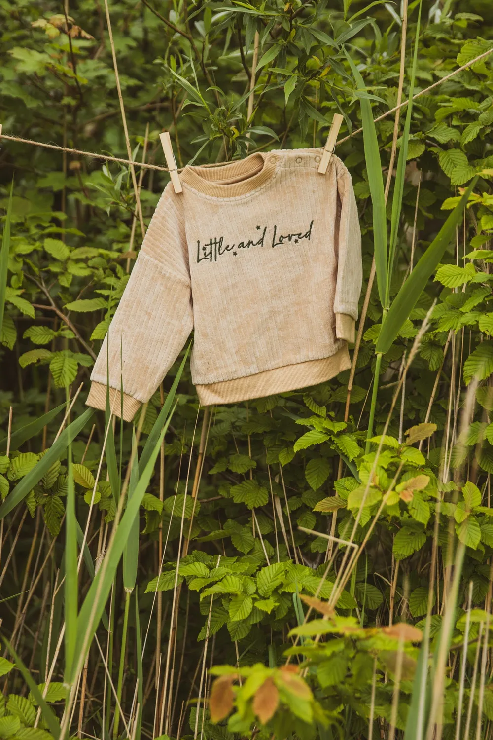 4President Jia Irish Cream sweater baby ribstof