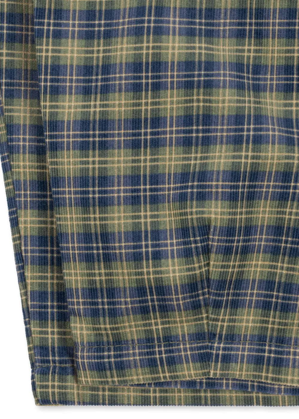 Konges Sløjd Cara broek laurel blue check biokatoen
