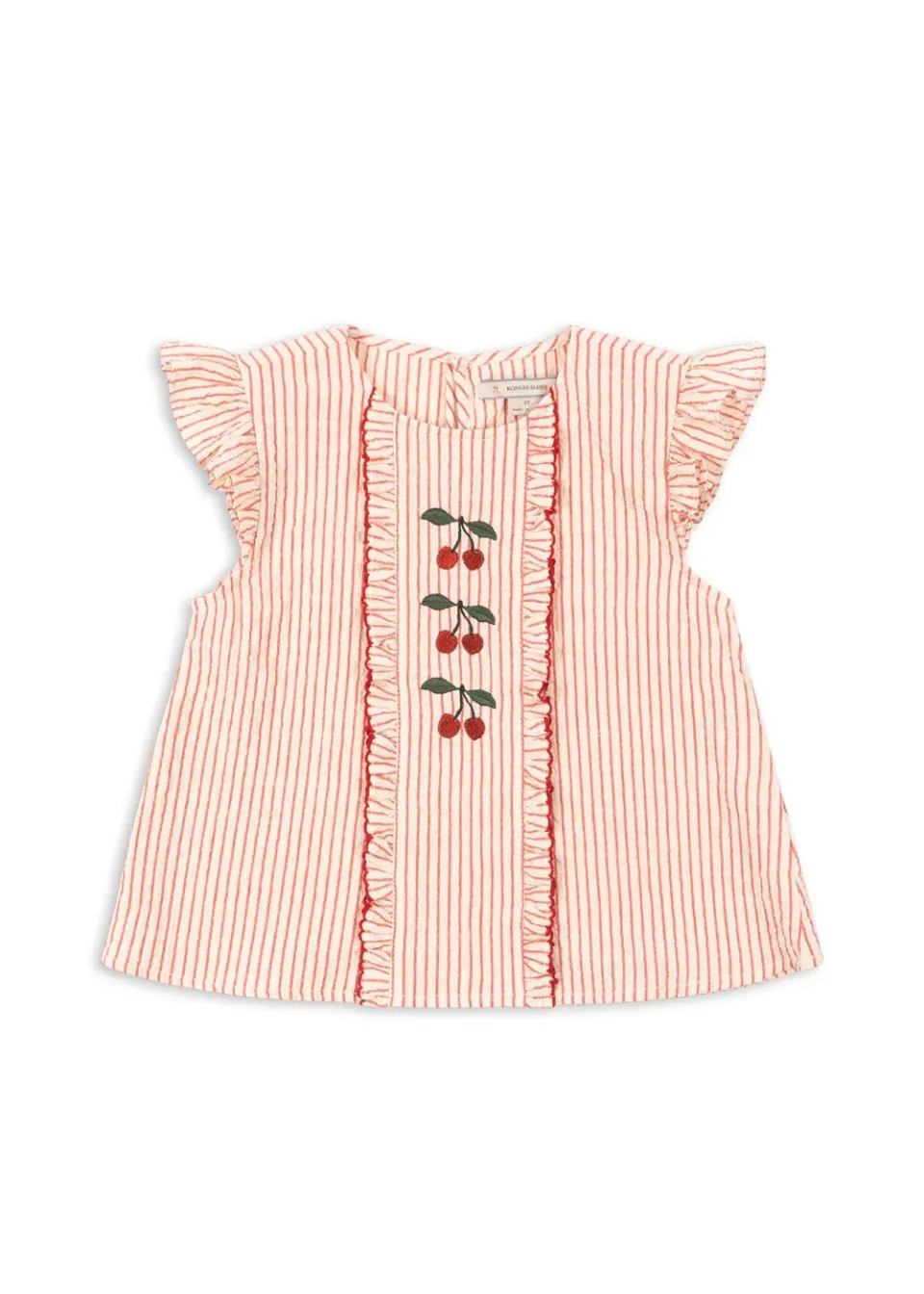 Konges Sløjd Ellie Ruche top amour stripe biokatoen