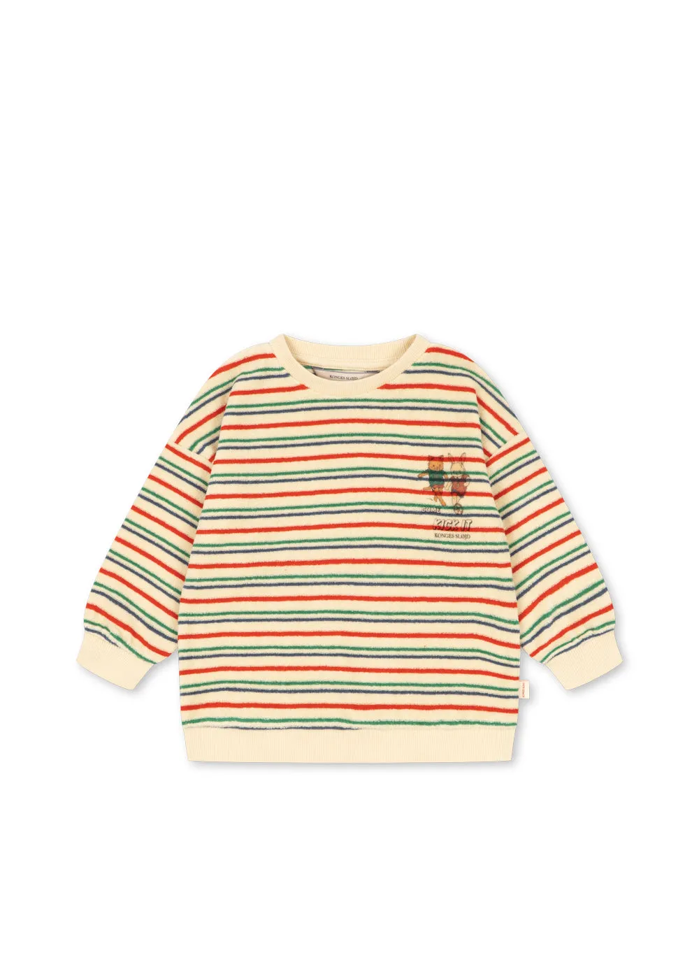 Konges Sløjd Itty sweater kick stripe biokatoen