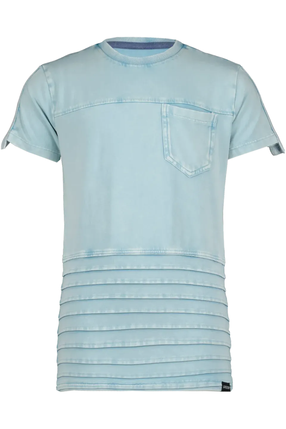 4President Tigo T-shirt blue radiance acid wash