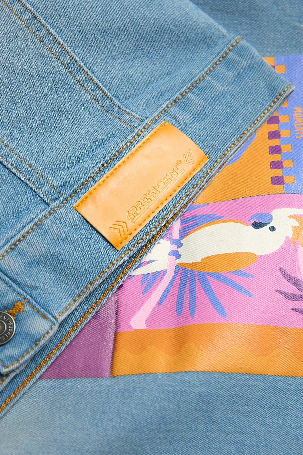 4PRESIDENT Norma Light Blue spijkerjas meisje denim