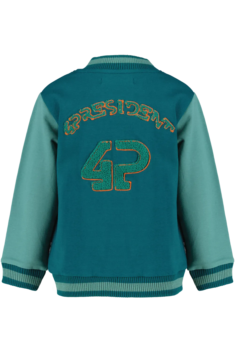 4President Koen varsity jas donker katoen