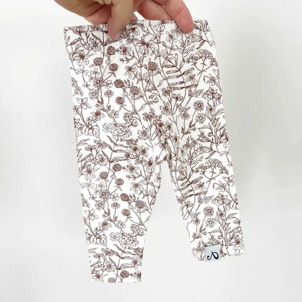 SODA FASHION Natuur Bloem legging bloemenprint