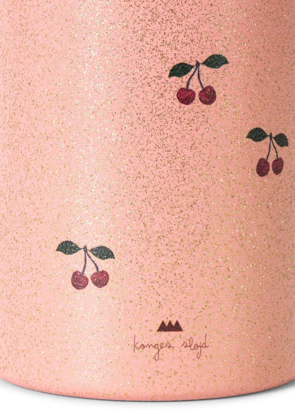 Konges Sløjd thermofles cherry glitter 350 ml rvs