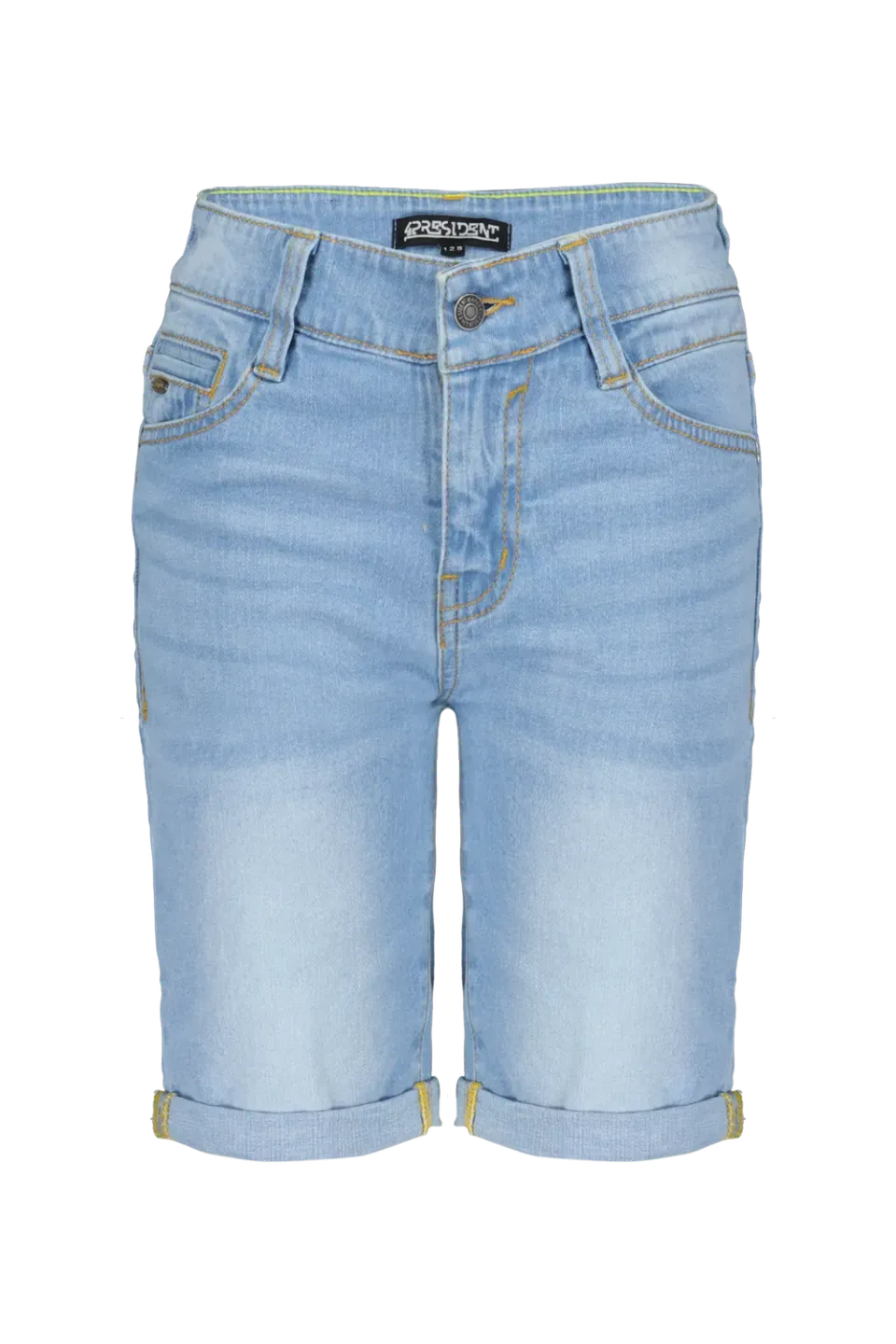 4President Mason jeans short lichtblauw 5-pocket