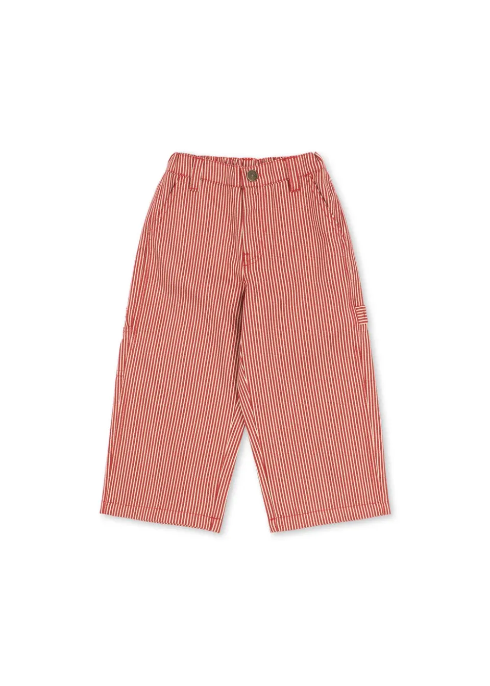 Konges Sløjd Luc broek milk rouge stripe katoen