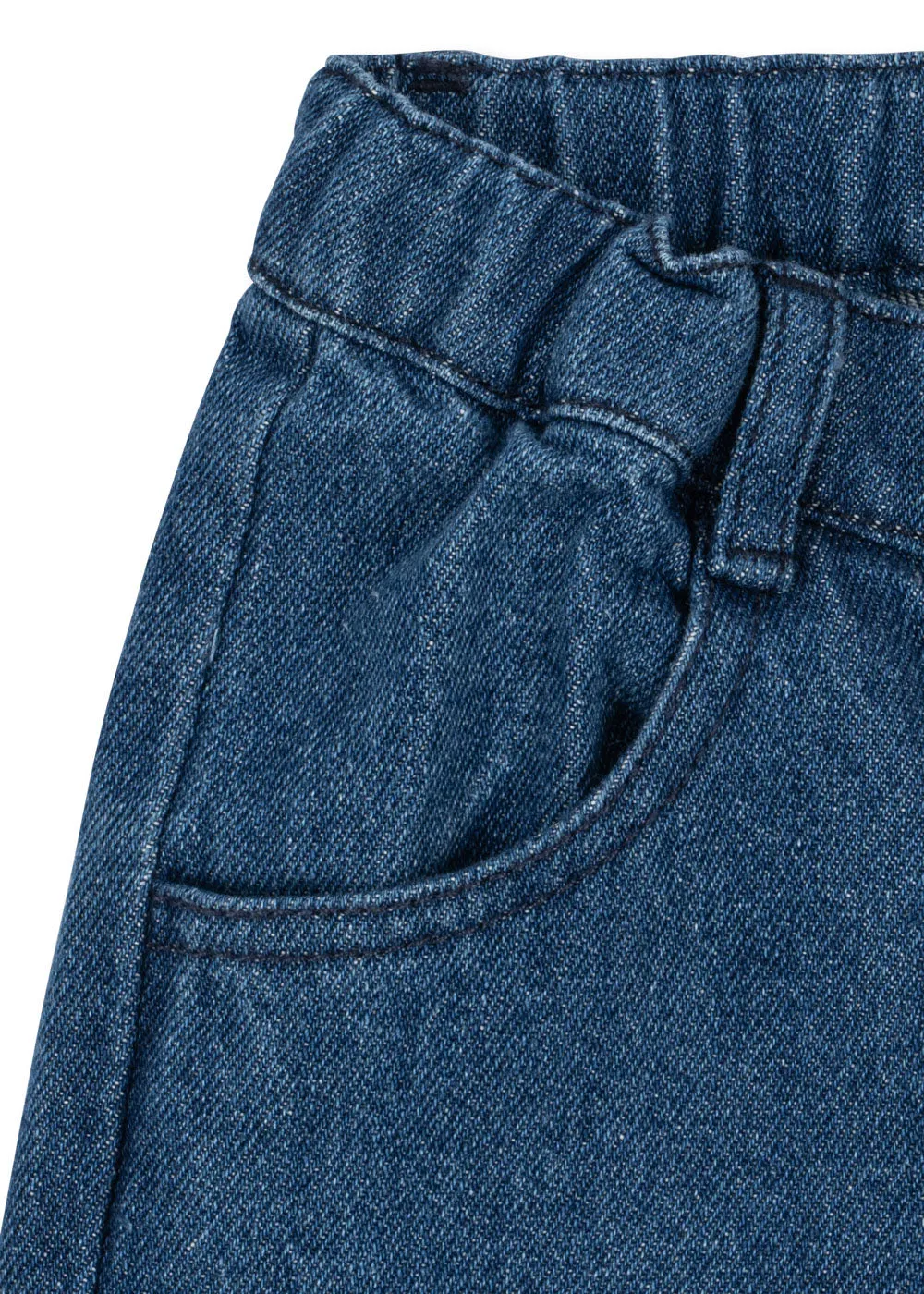 Konges Sløjd Elba Flared Jeans denim blue biologisch katoen