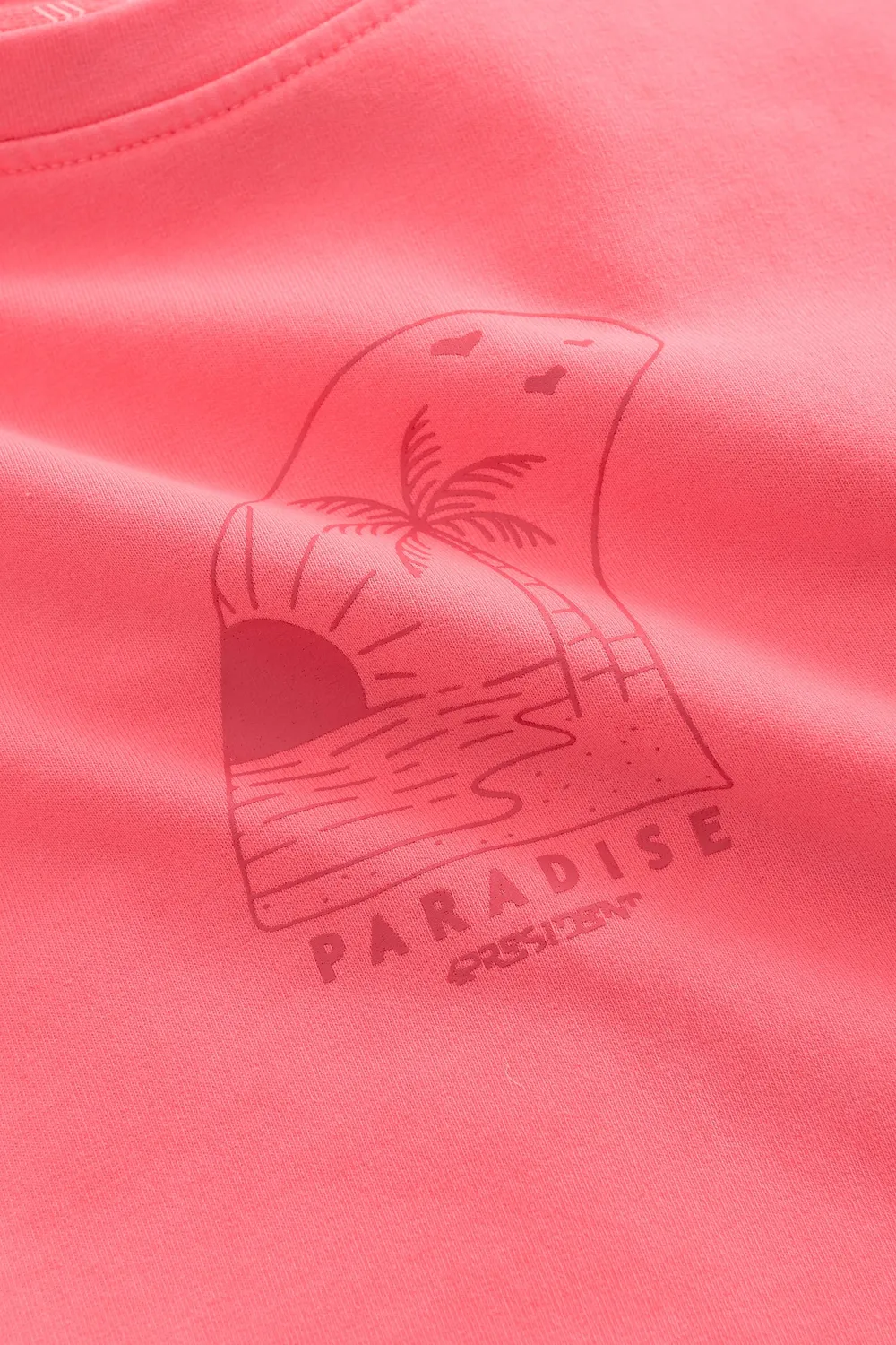 4PRESIDENT Roos sweater meisjes rood fluor katoen